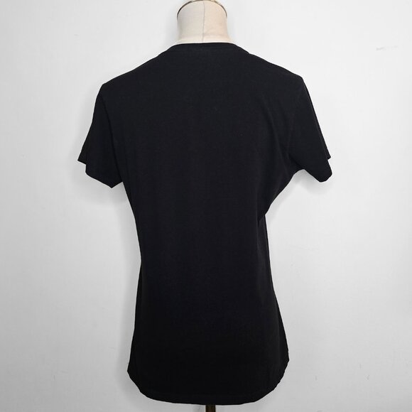 Black Fitted Graphic Britney Spears "#FreeBritney" Short Sleeve Tee T-Shirt - Picture 6 of 7